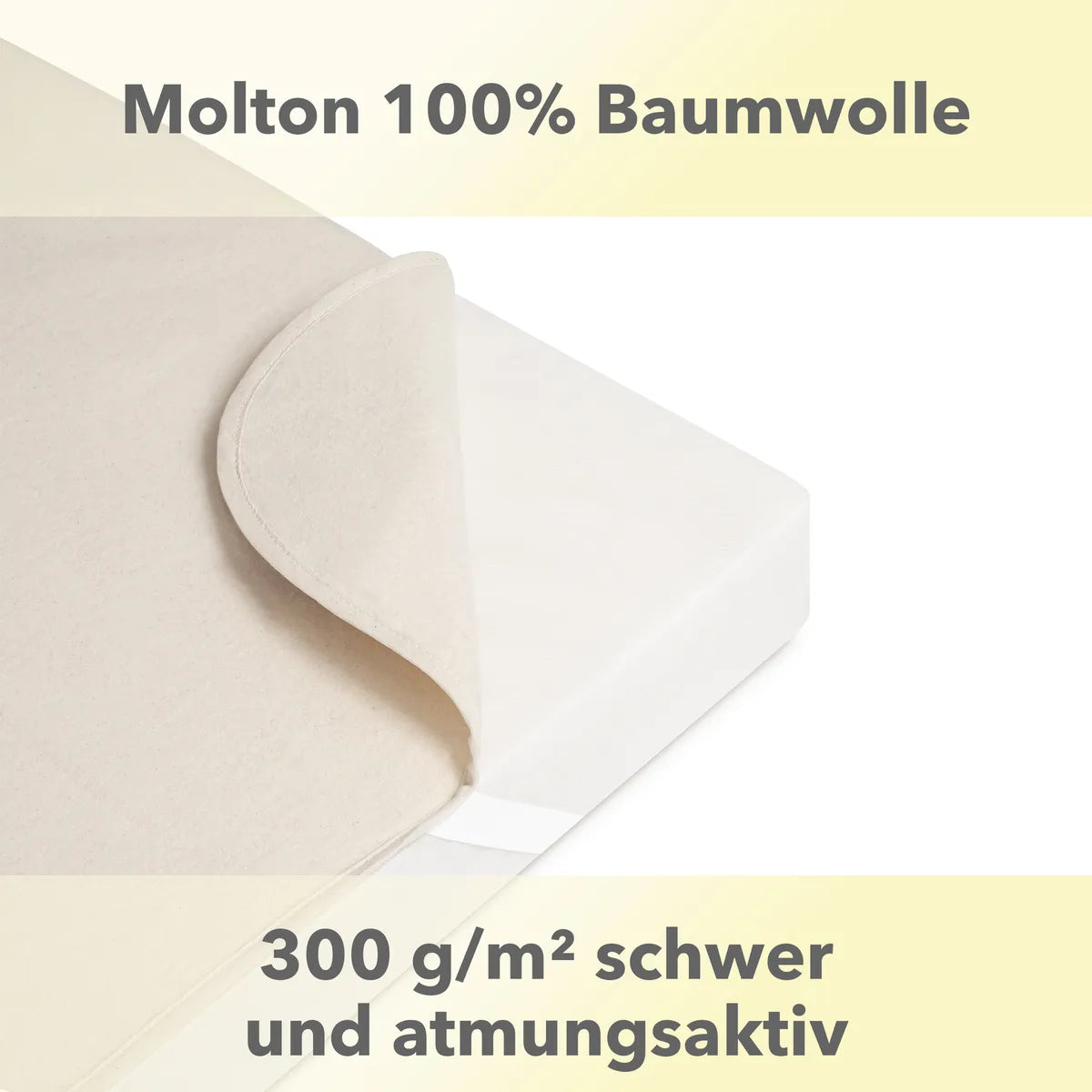 Molton Matratzenschoner 90x200 - Baumwolle