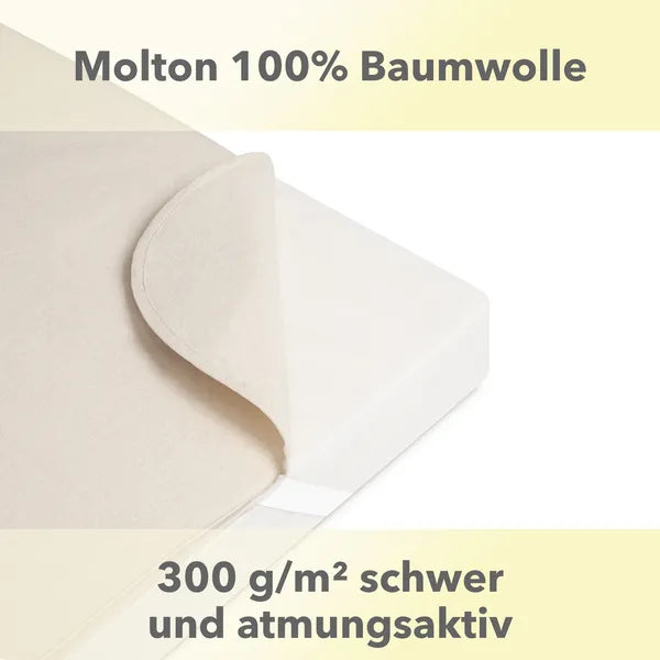 Molton Matratzenschoner 90x200 - Baumwolle - mobile