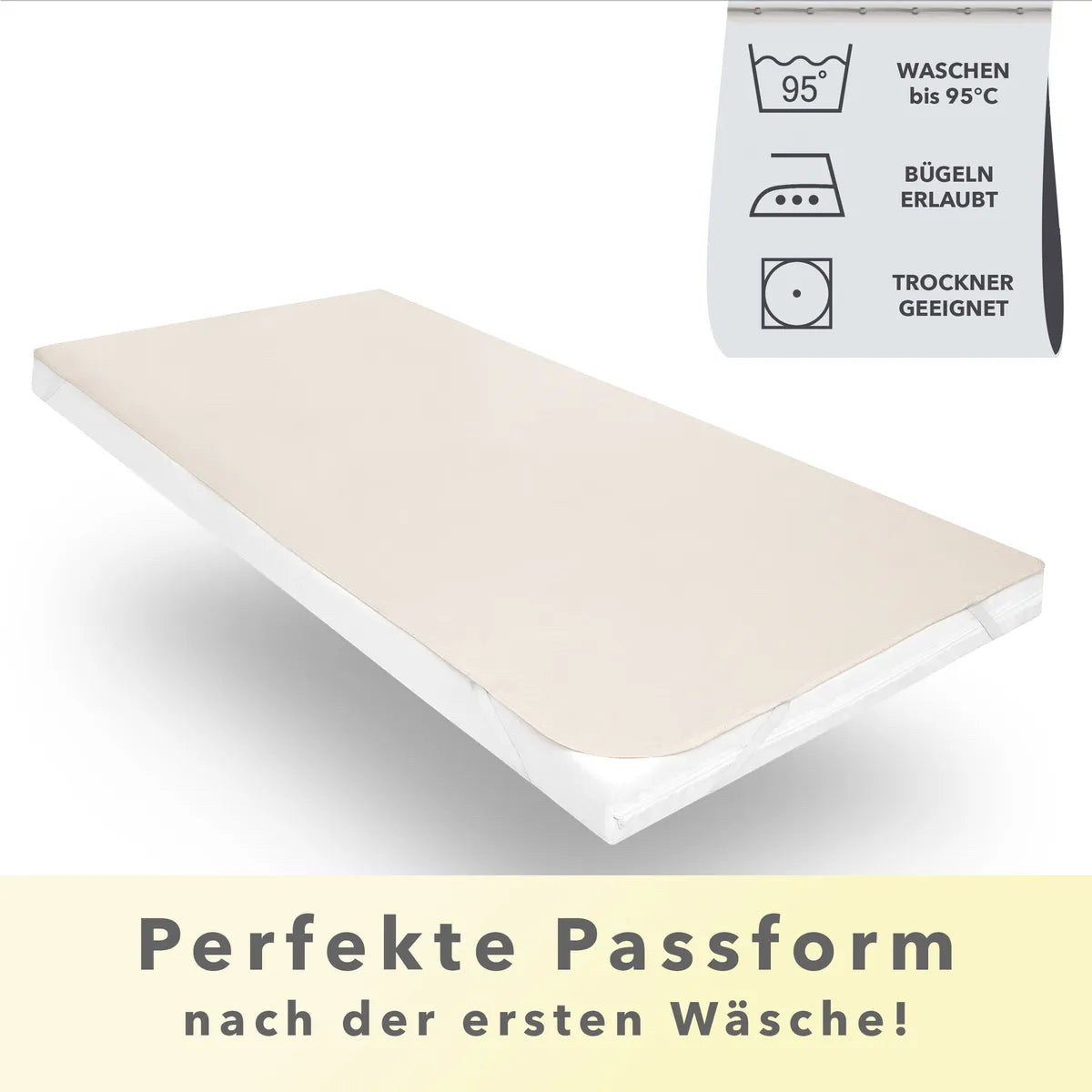 2er-Set Molton Matratzenschoner 90x200 - Pflege